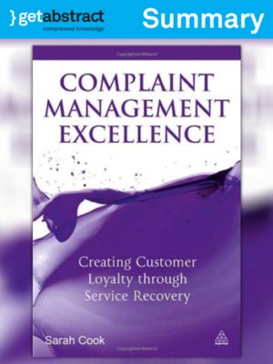 cover image of Complaint Management Excellence (Summary)